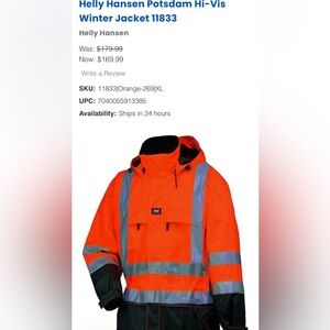 Helly Hansen High Vis Jacket